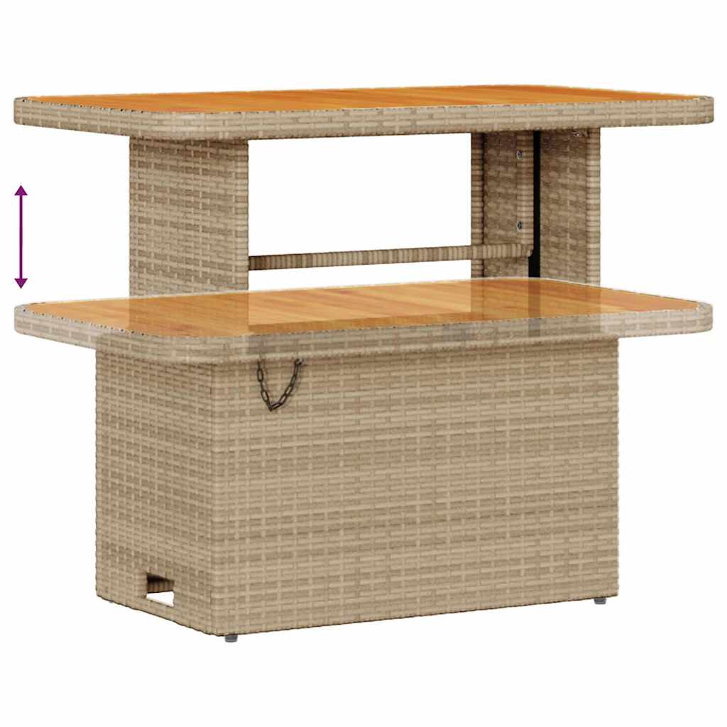 Conjunto de Sofá de Jardim 10 pcs Bege e Cinza Claro