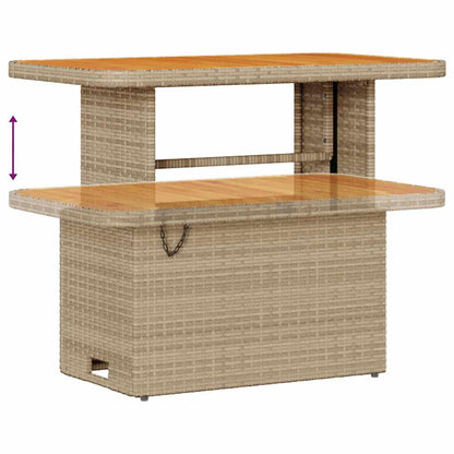 Conjunto de Sofá de Jardim 10 pcs Bege e Cinza Claro