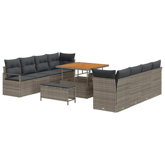 Conjunto de Sofá de Jardim Cinzeto 100 x 100 x 71 cm