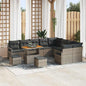 Conjunto de Sofá de Jardim 12 pcs Cinzeto 90 x 55 x 71 cm