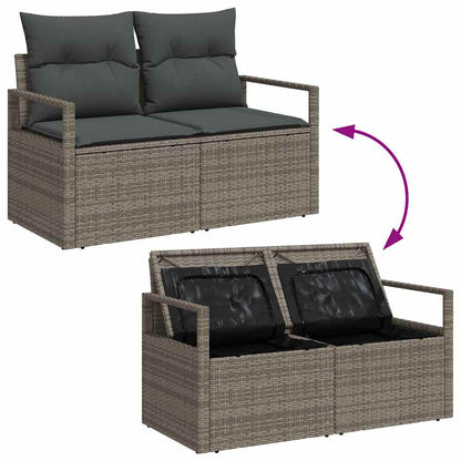 Conjunto de Sofá de Jardim 13 pcs Cinzeto 100 x 100 x 71 cm