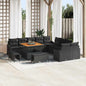 Conjunto de Sofá de Jardim 13 pcs Preto 100 x 100 x 71 cm