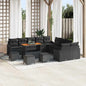 Conjunto de Sofá de Jardim 13 pcs Preto 100 x 100 x 71 cm