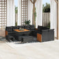 Conjunto de Sofá de Jardim 13 pcs Preto 100 x 100 x 71 cm