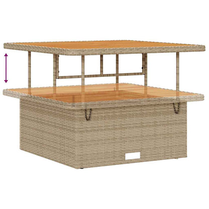 Conjunto de Sofá de Jardim 14 pcs Bege e Cinza Claro