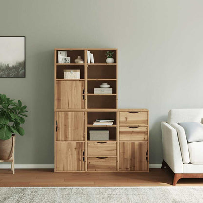 Móveis de apoio 5 pcs ODDA 40x24x79 cm pinho de madeira maciça