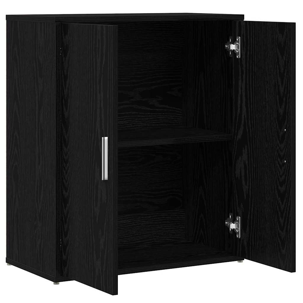 Buffet 2 pcs Carvalho Preto 60 x 31 x 70 cm Madeira processada