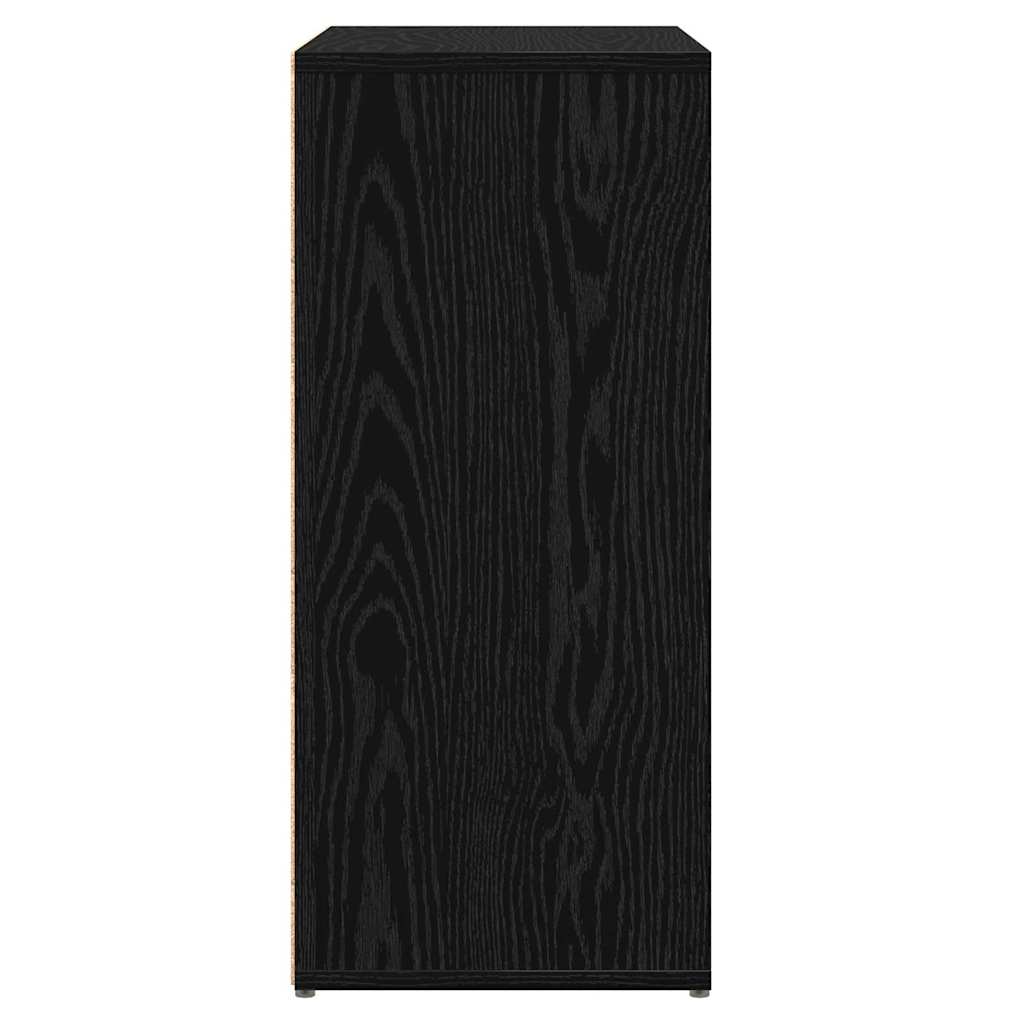 Buffet 2 pcs Carvalho Preto 60 x 31 x 70 cm Madeira processada