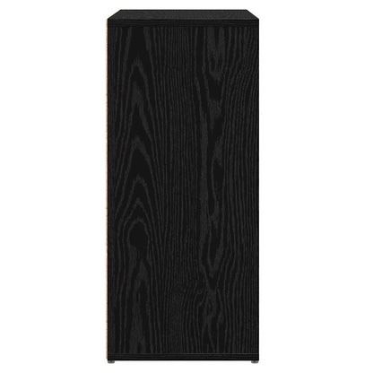 Buffet 2 pcs Carvalho Preto 60 x 31 x 70 cm Madeira processada