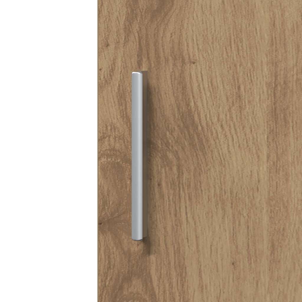 Buffê 2 pcs Carvalho Artesanal 30 x 42,5 x 185 cm