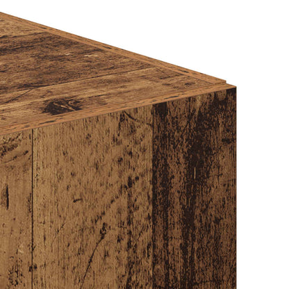 Buffê 2 pcs Madeira antiga 45 x 42,5 x 185 cm