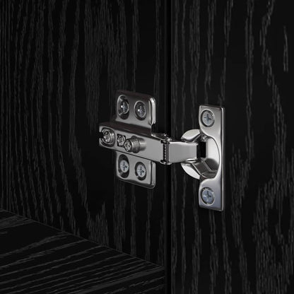 Buffê 2 pcs Carvalho Preto 50 x 42,5 x 185 cm