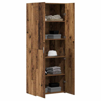 Buffê 2 pcs Madeira antiga 70 x 42,5 x 185 cm