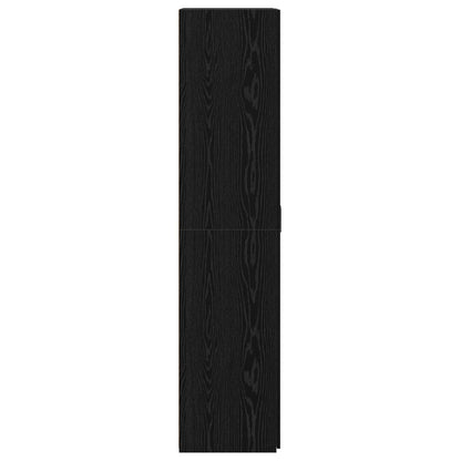 Buffê 2 pcs Carvalho Preto 70 x 42,5 x 185 cm