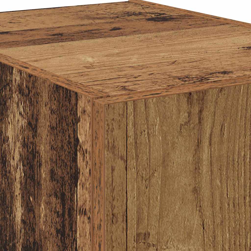 Buffê 2 pcs Madeira antiga 80 x 42 x 185 cm