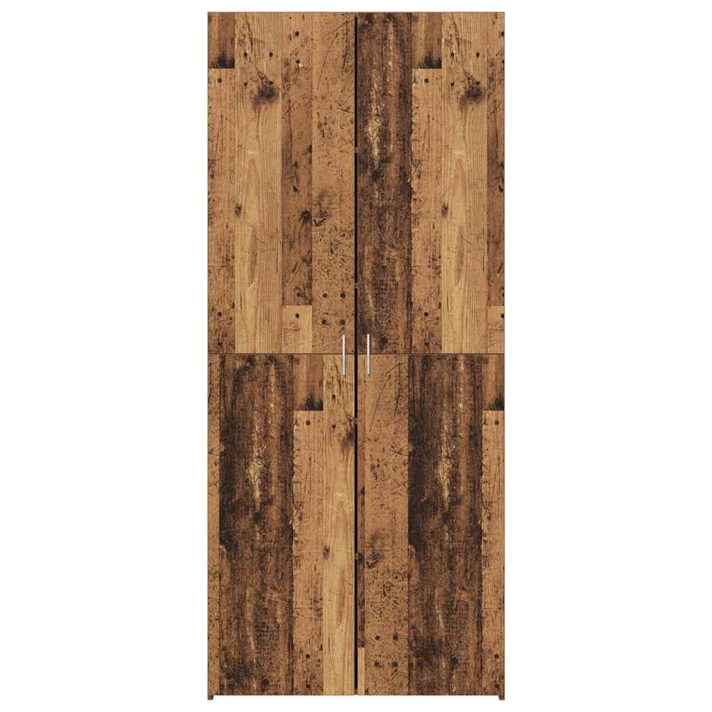 Buffê 2 pcs Madeira antiga 80 x 42 x 185 cm