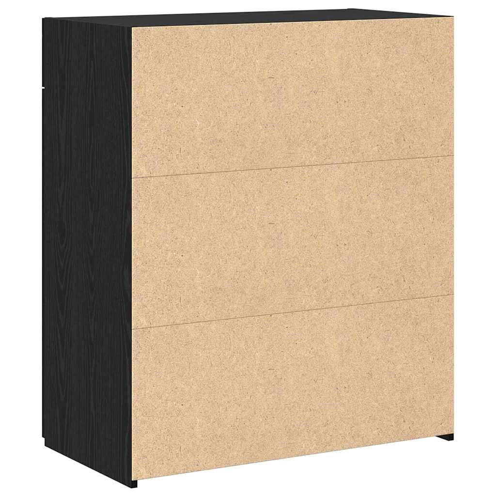 Armário de arrumação Carvalho preto 80 x 42.5 x 93.5 cm