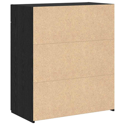 Armário de arrumação Carvalho preto 80 x 42.5 x 93.5 cm