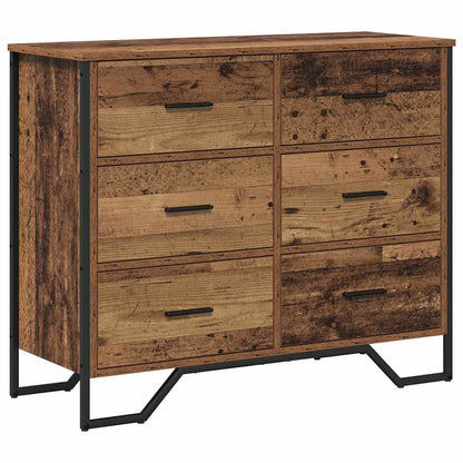 Baú de Gavetas com gaveta Madeira Antiga 91 x 35.5 x 74.5 cm