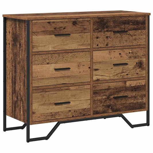 Baú de Gavetas com gaveta Madeira Antiga 91 x 35.5 x 74.5 cm