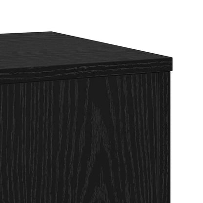 Suporte para Plantas 2 pcs Carvalho preto 33 x 33 x 100 cm