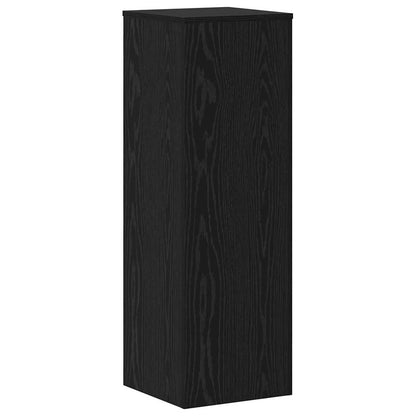 Suporte para Plantas 2 pcs Carvalho preto 33 x 33 x 100 cm