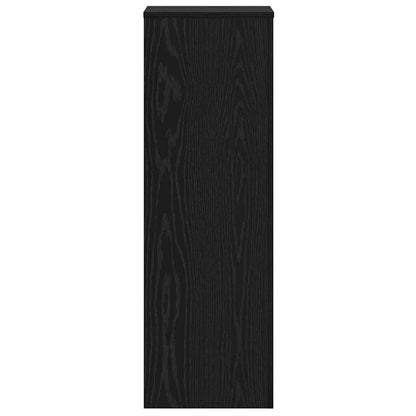 Suporte para Plantas 2 pcs Carvalho preto 33 x 33 x 100 cm