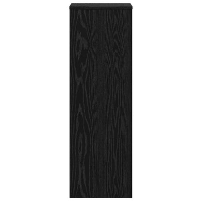 Suporte para Plantas 2 pcs Carvalho preto 33 x 33 x 100 cm
