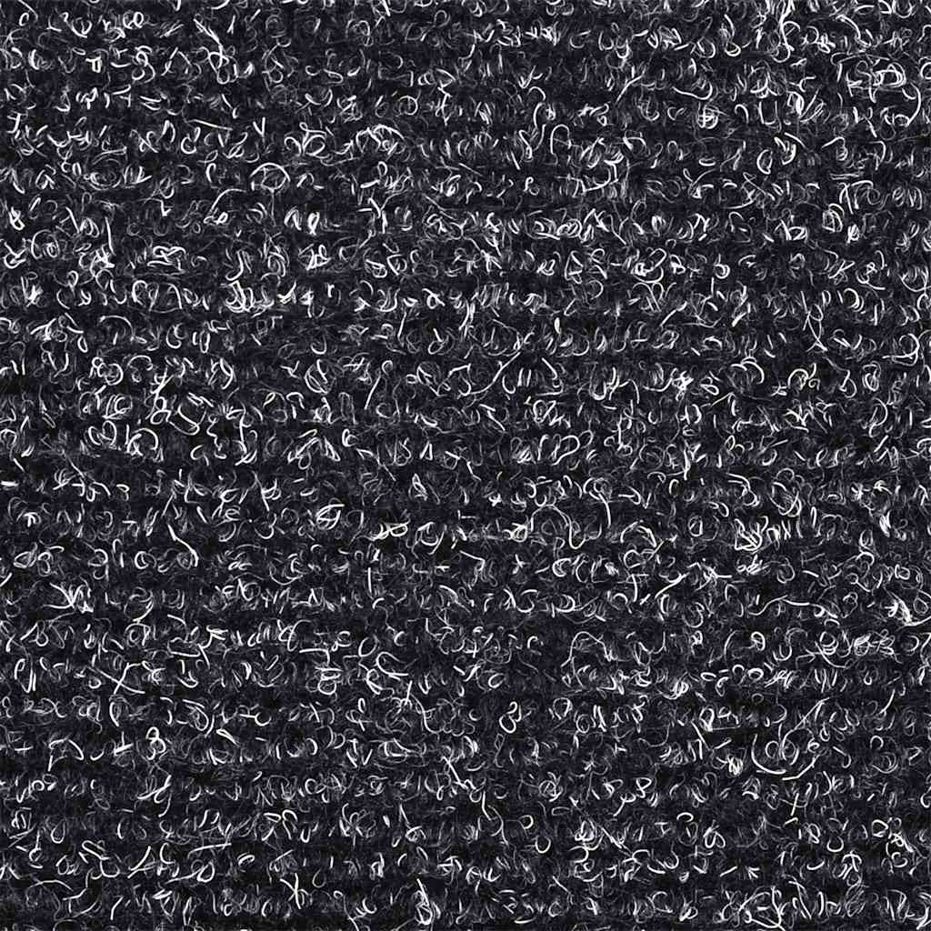 Tapetes de escada autoadesivos 30 peças 56x17x3 cm cinza escuro semicircular