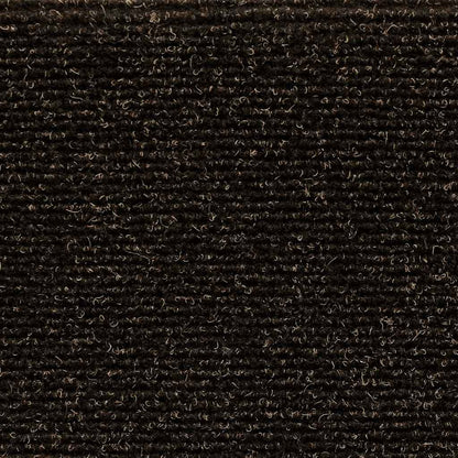 Tapetes de escada autoadesivos 30 peças 56x17x3 cm marrom escuro semicircular