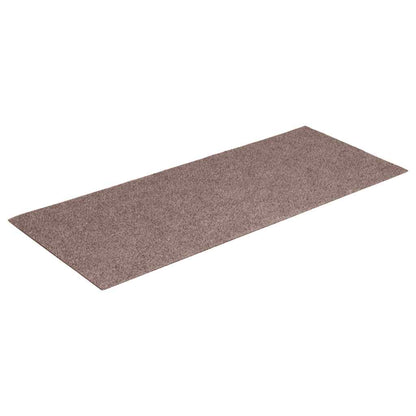Tapetes de escada autoadesivos 30 peças 60x25 cm marrom claro retangular