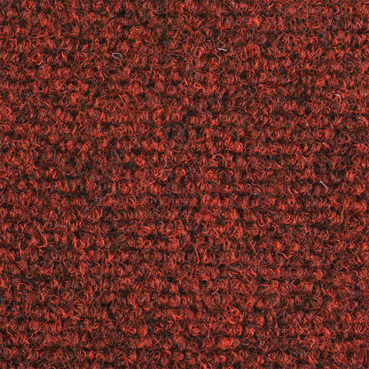 Tapetes de escada autoadesivos 30 peças 60x25 cm vermelho bordô retangular