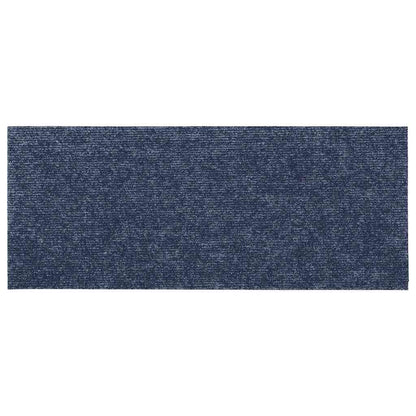 Tapetes de escada autoadesivos 30 peças 60x25 cm cinza azul retangular