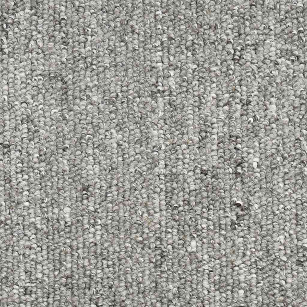 Tapetes de escada 30 peças 56x17x3 cm cinza claro semicircular