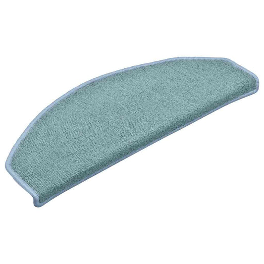 Tapetes de escada 30 peças 65x24x4 cm azul-marinho meio redondo grande