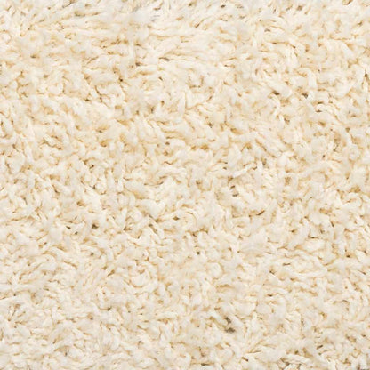 Tapetes de escada 30 peças 56x17x3 cm creme semicircular