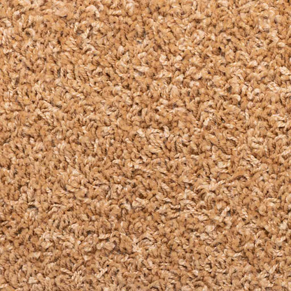 Tapetes de escada 30 peças 65x21x4 cm bege com borda retangular