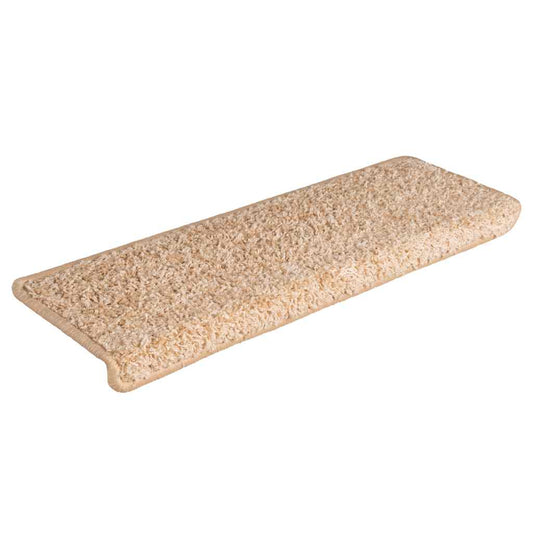 Tapetes de escada 30 peças 65x21x4 cm dourados com borda retangular