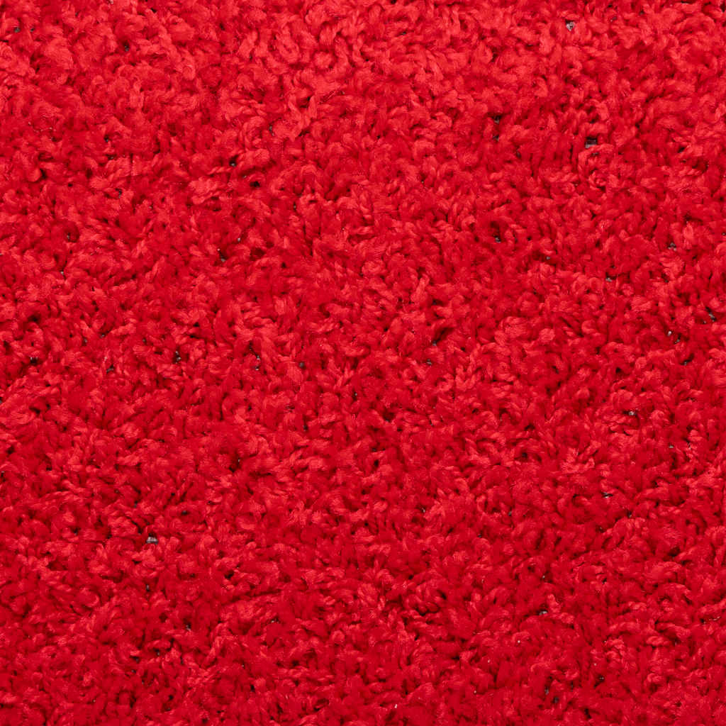 Tapetes de escada 20 peças 65x21x4 cm vermelho com borda retangular