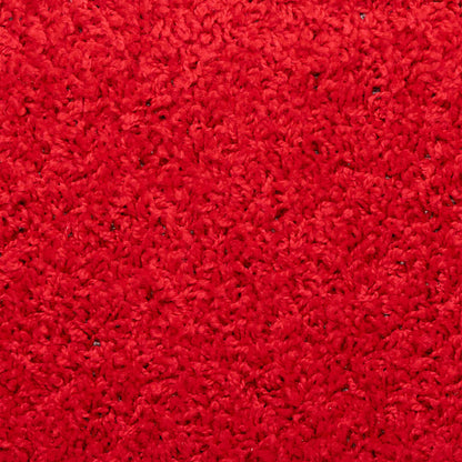 Tapetes de escada 20 peças 65x21x4 cm vermelho com borda retangular