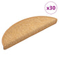Tapetes escada adesivos aspeto sisal 30 pcs 56x17x3cm sisal