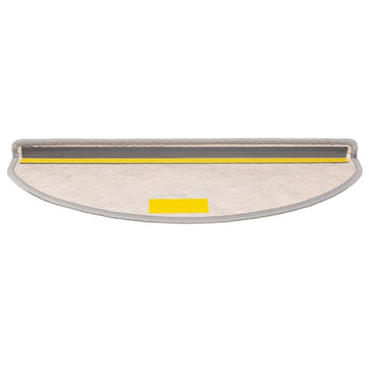 Tapetes escada adesivos aspeto sisal 30 pcs 65x21x4cm platina