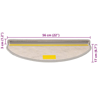 Tapetes escada adesivos aspeto sisal 30pcs 65x21x4 cm prateado