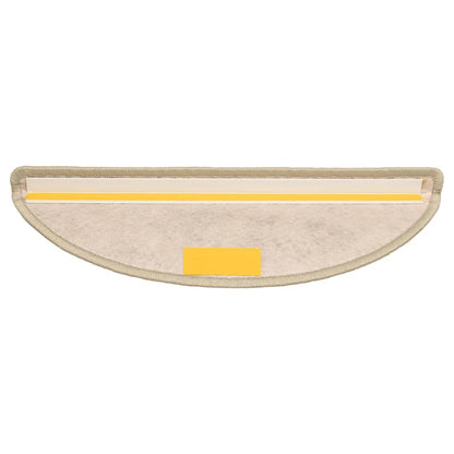 Tapetes escada adesivos aspeto sisal 30 pcs verde-claro