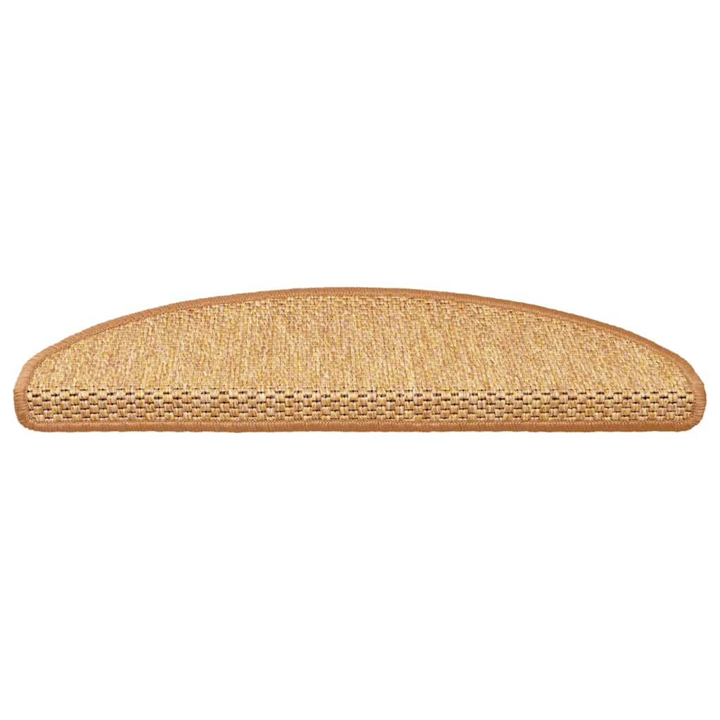 Tapetes escada adesivos aspeto sisal 30pcs 65x21x4 cm sisal