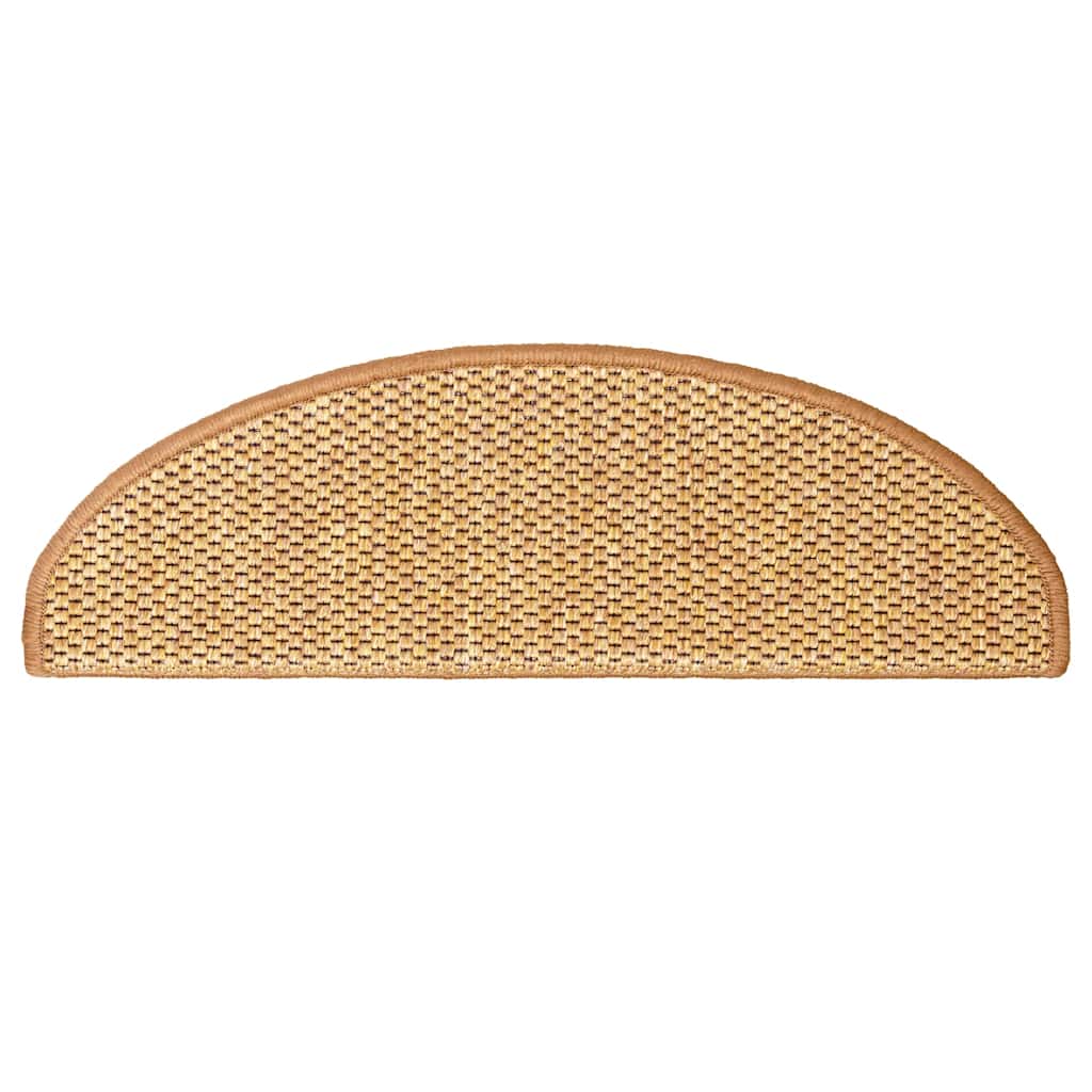 Tapetes escada adesivos aspeto sisal 30pcs 65x21x4 cm sisal