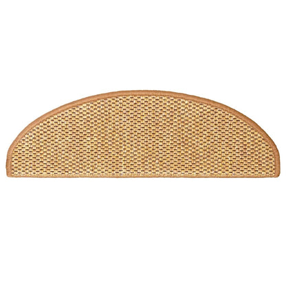 Tapetes escada adesivos aspeto sisal 30pcs 65x21x4 cm sisal