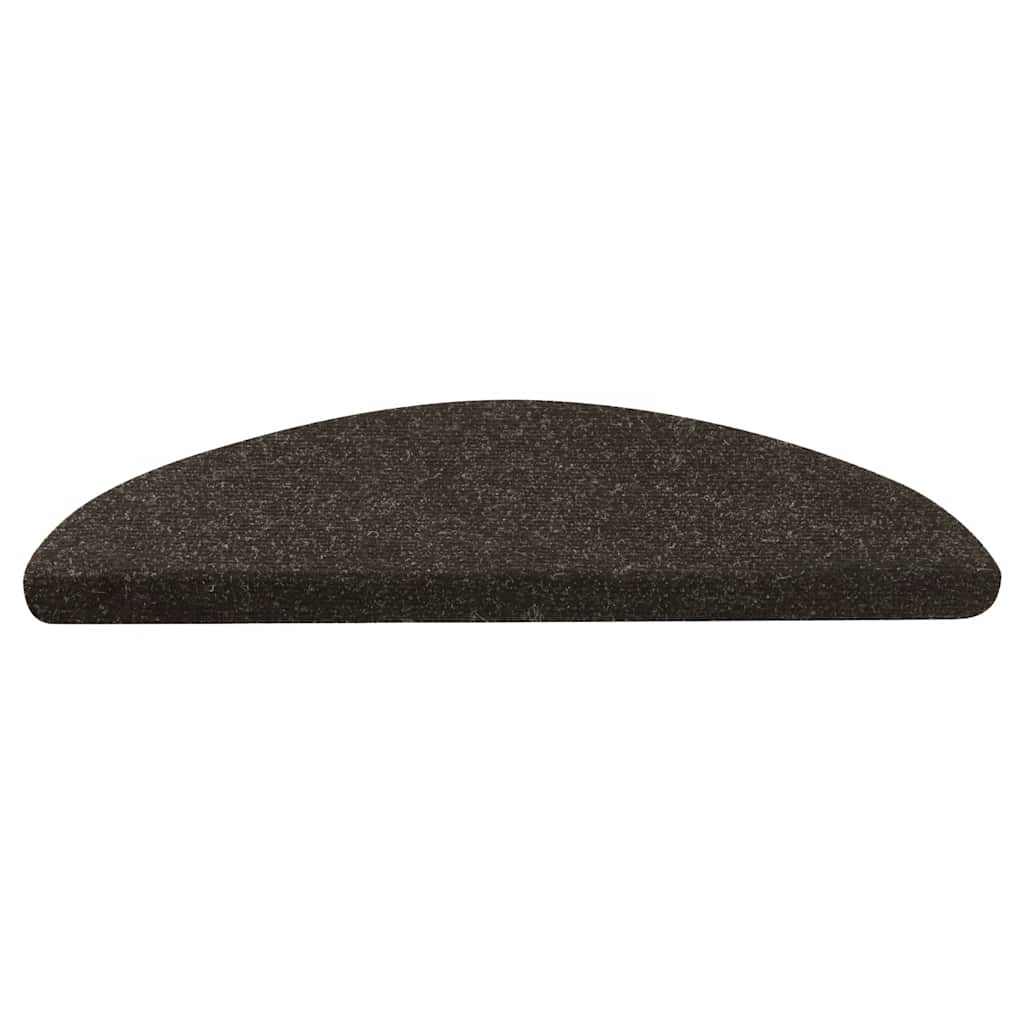 Tapetes de escada adesivos 20 pcs 56x17x3 cm antracite