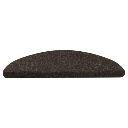 Tapetes de escada adesivos 20 pcs 56x17x3 cm antracite