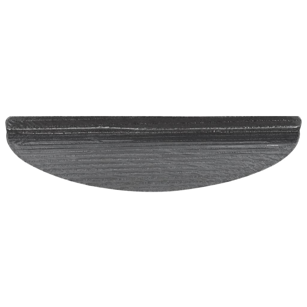 Tapetes de escada adesivos 20 pcs 56x17x3 cm antracite